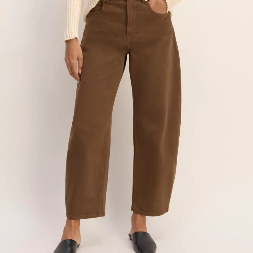 NWT Everlane Way High Curve Jean - Cocoa - 27